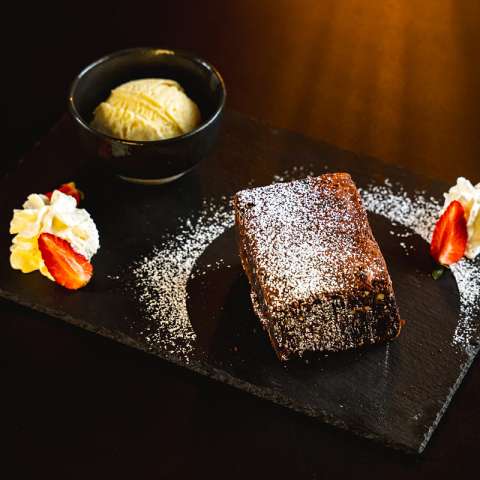 Brownie sóskaramellel